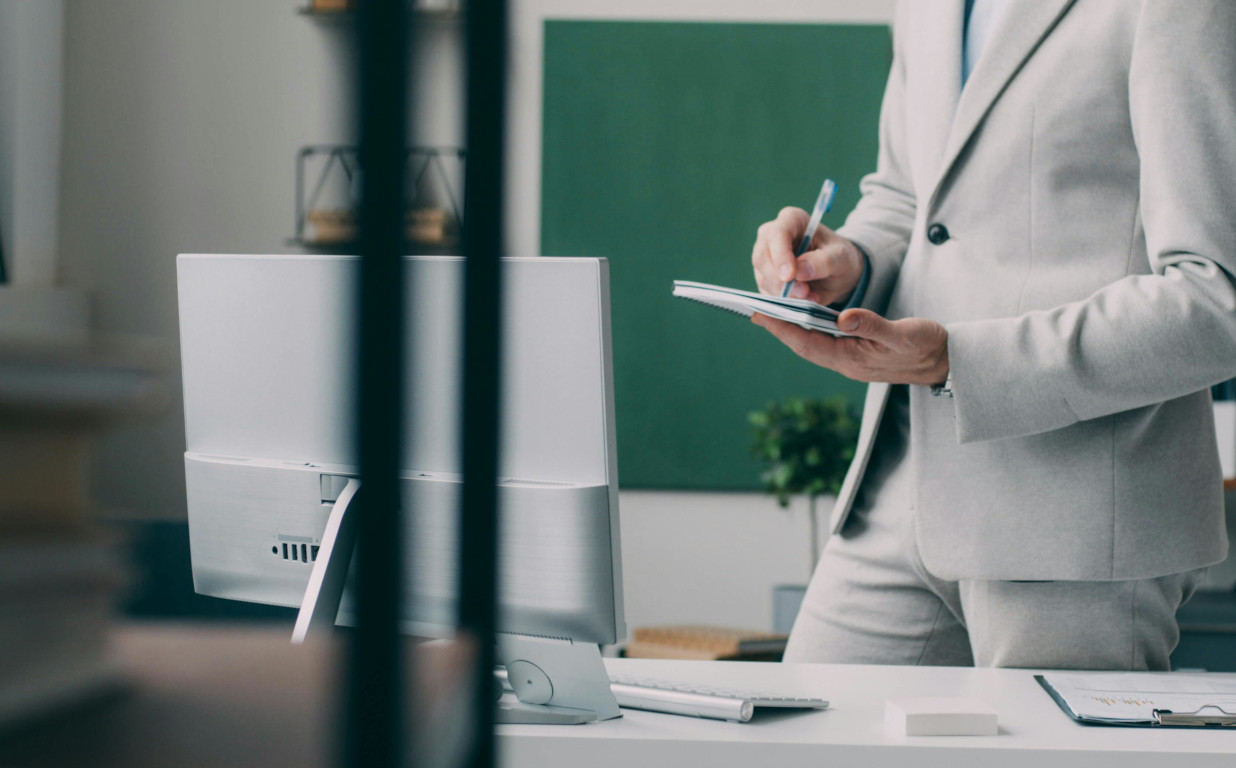 Software development team collaborating on telecommunications solutions